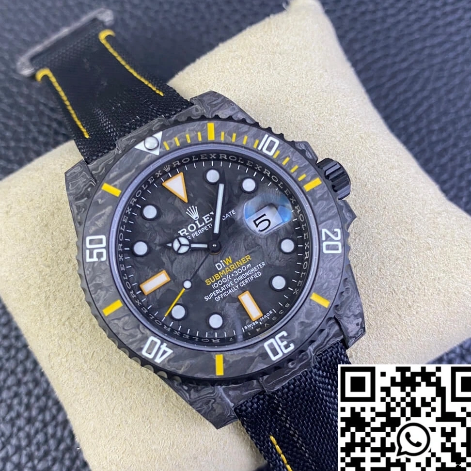 Black Bezel Fiber Carbon DIW Submariner Rolex VS Factory 0423